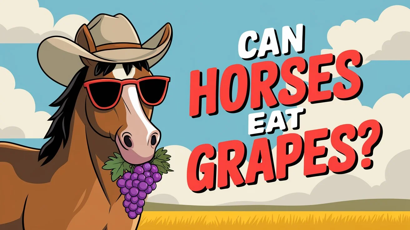 Can horses eat grapes?