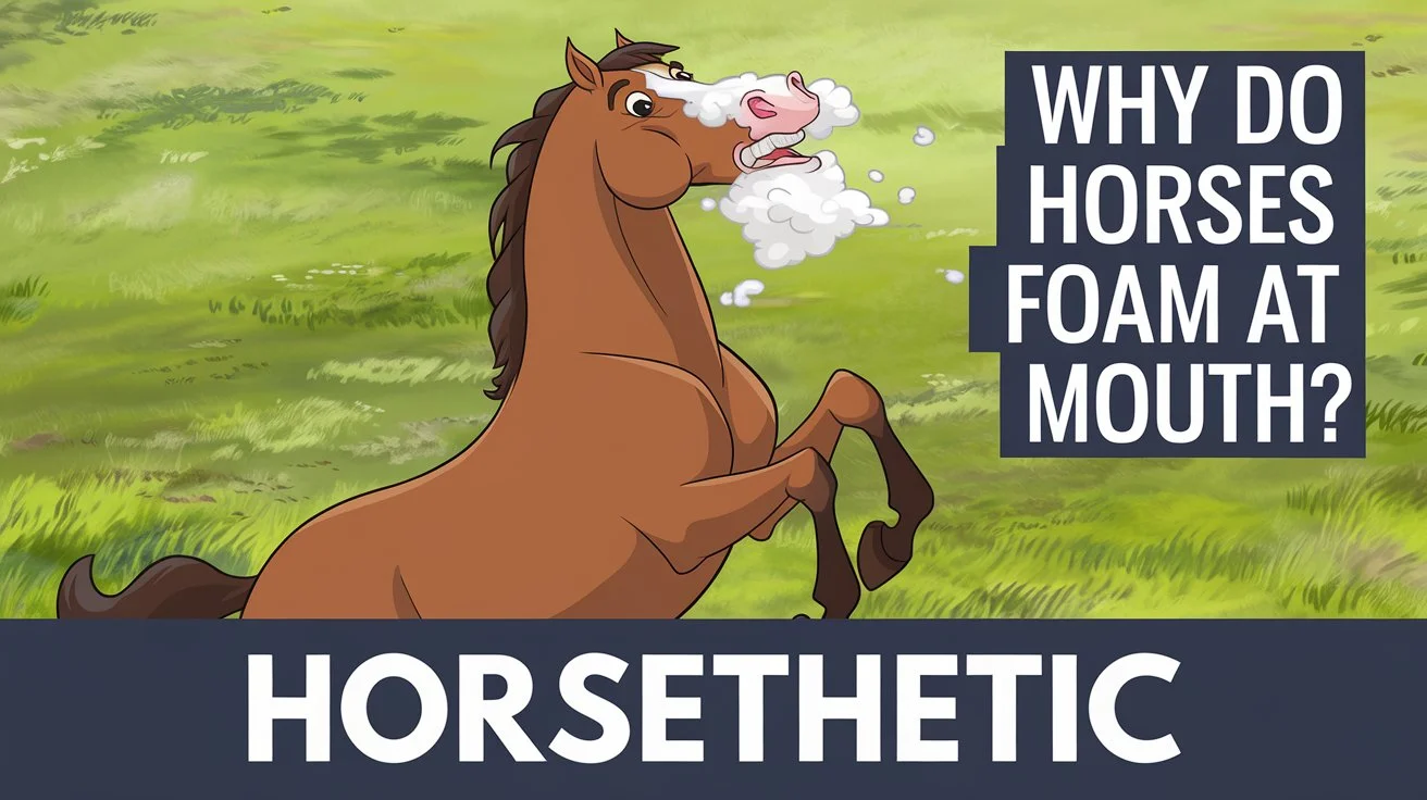 Why Do horses Foam at the mouth? Horsethetic